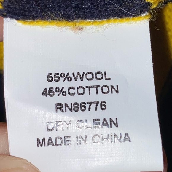 Urban Outfitters Leya Yellow Black Red Striped Short Sleeve‎ Sweater XS - Picture 5 of 5